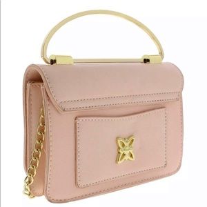 New BCBG Purse Small Peach Crossbody Satchel